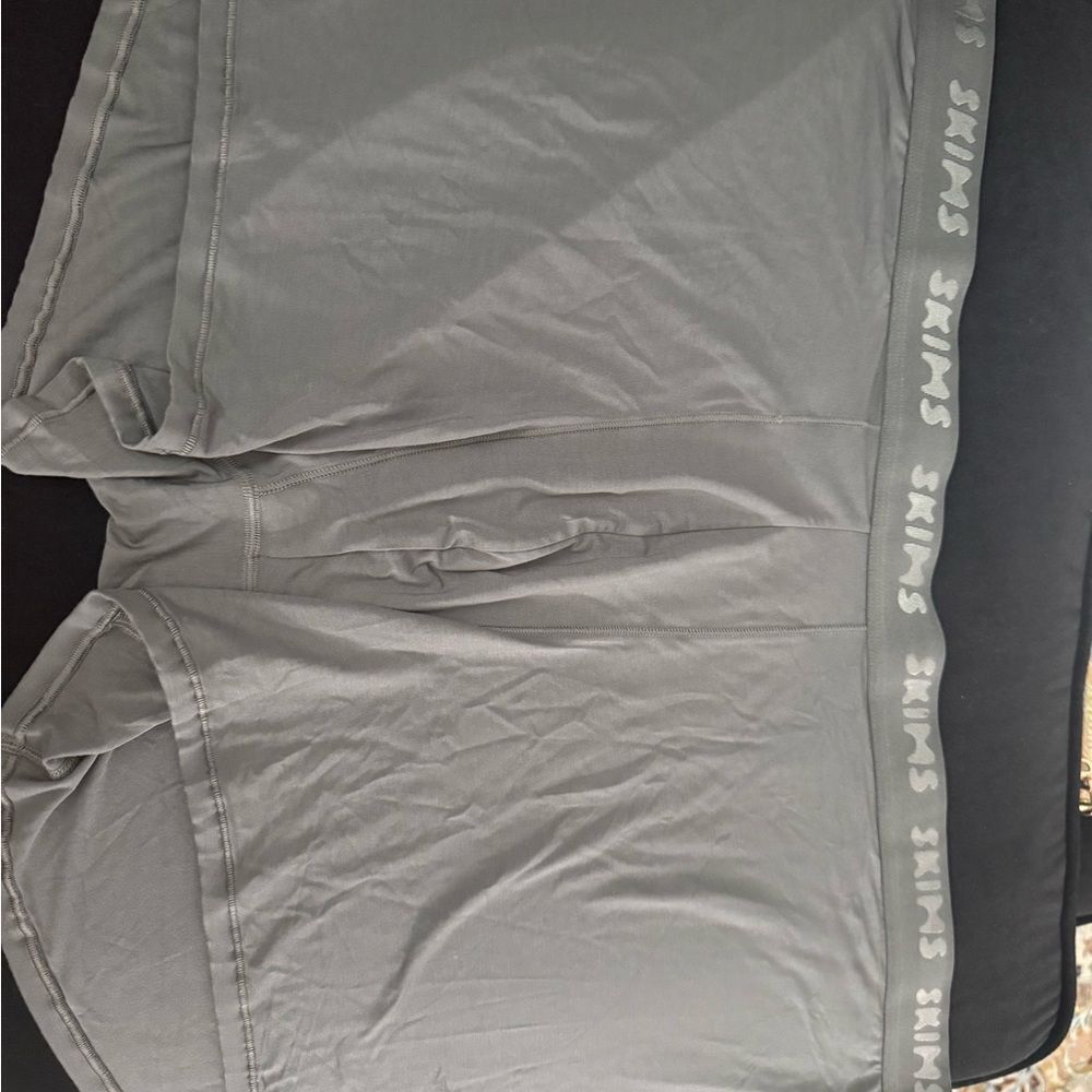 Brand new  SKIMS men’s Charcoal Boxer Briefs m and 5x